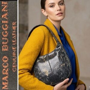 Marco Buggiani Italy Leather Bag